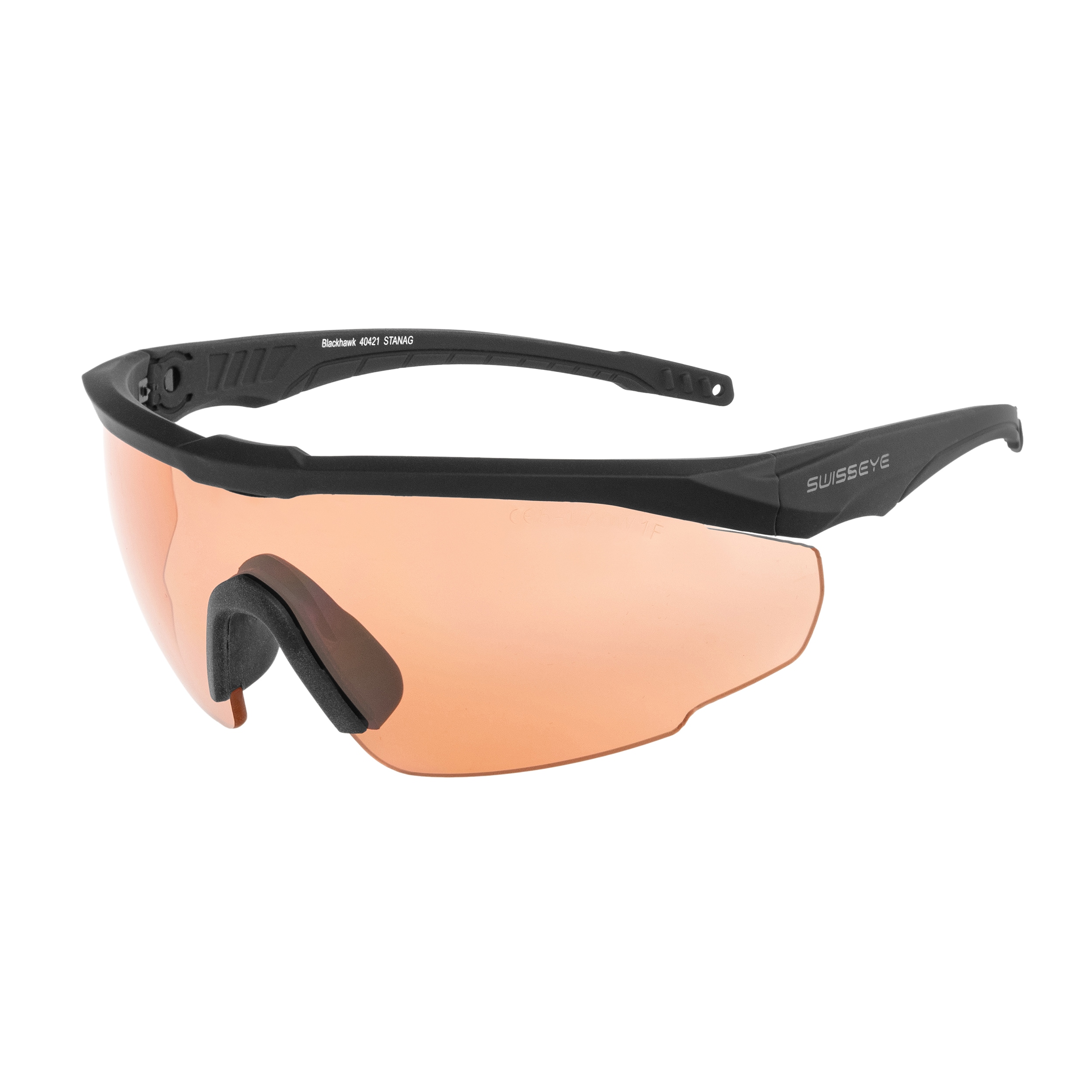 Okulary taktyczne SwissEye Blackhawk - Czarne