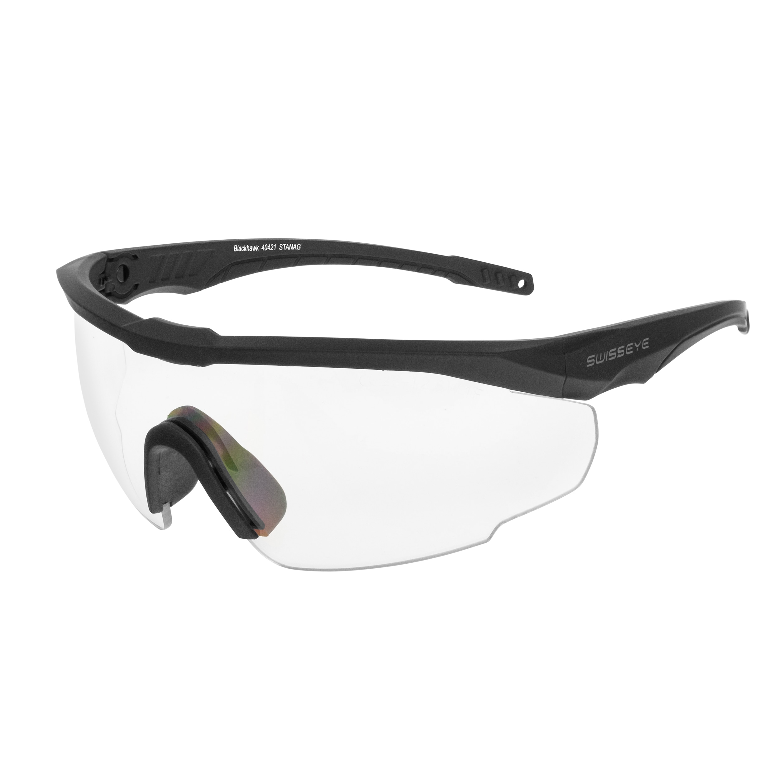 Okulary taktyczne SwissEye Blackhawk - Czarne