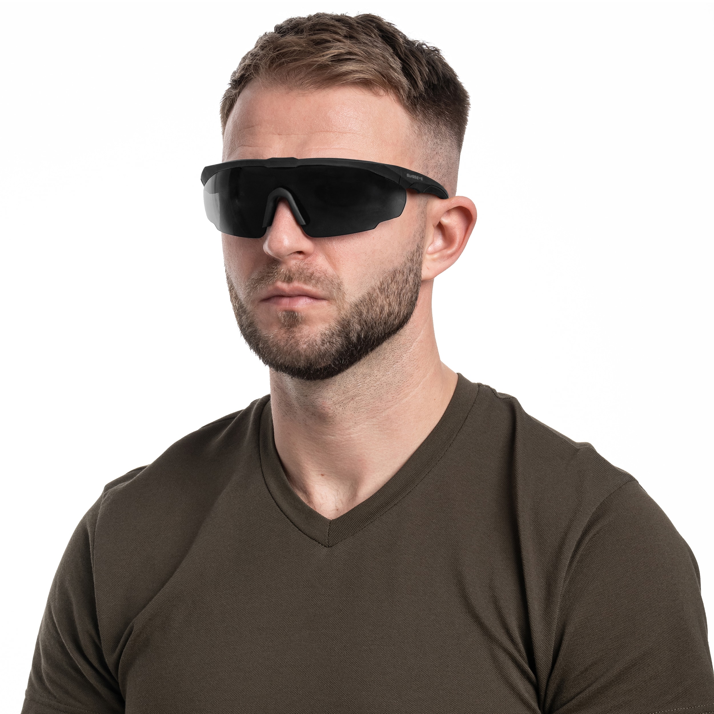 Okulary taktyczne SwissEye Blackhawk - Czarne
