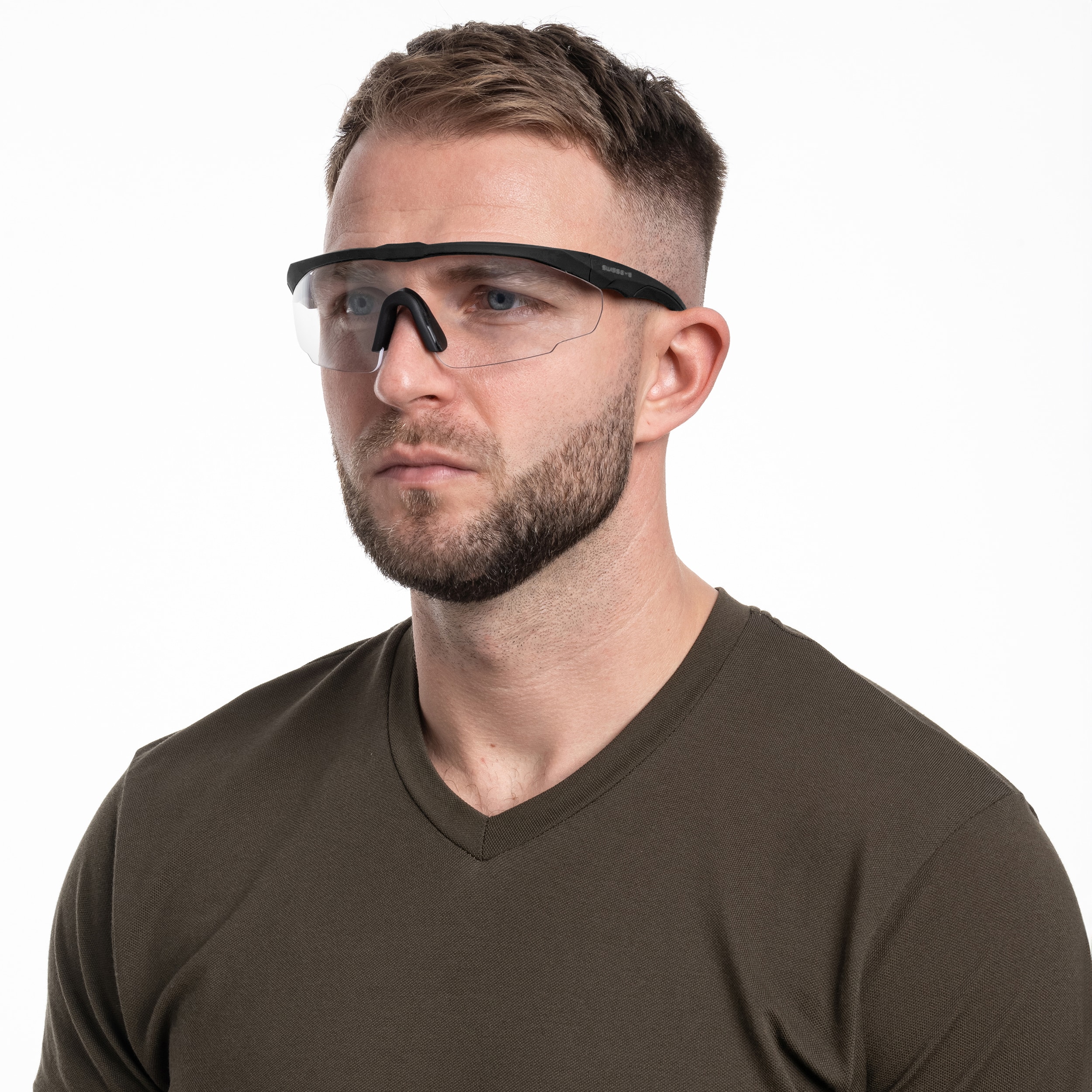 Okulary taktyczne SwissEye Blackhawk - Czarne