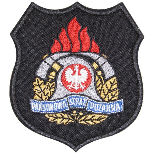 Emblemat naramienny Państwowej Straży Pożarnej
