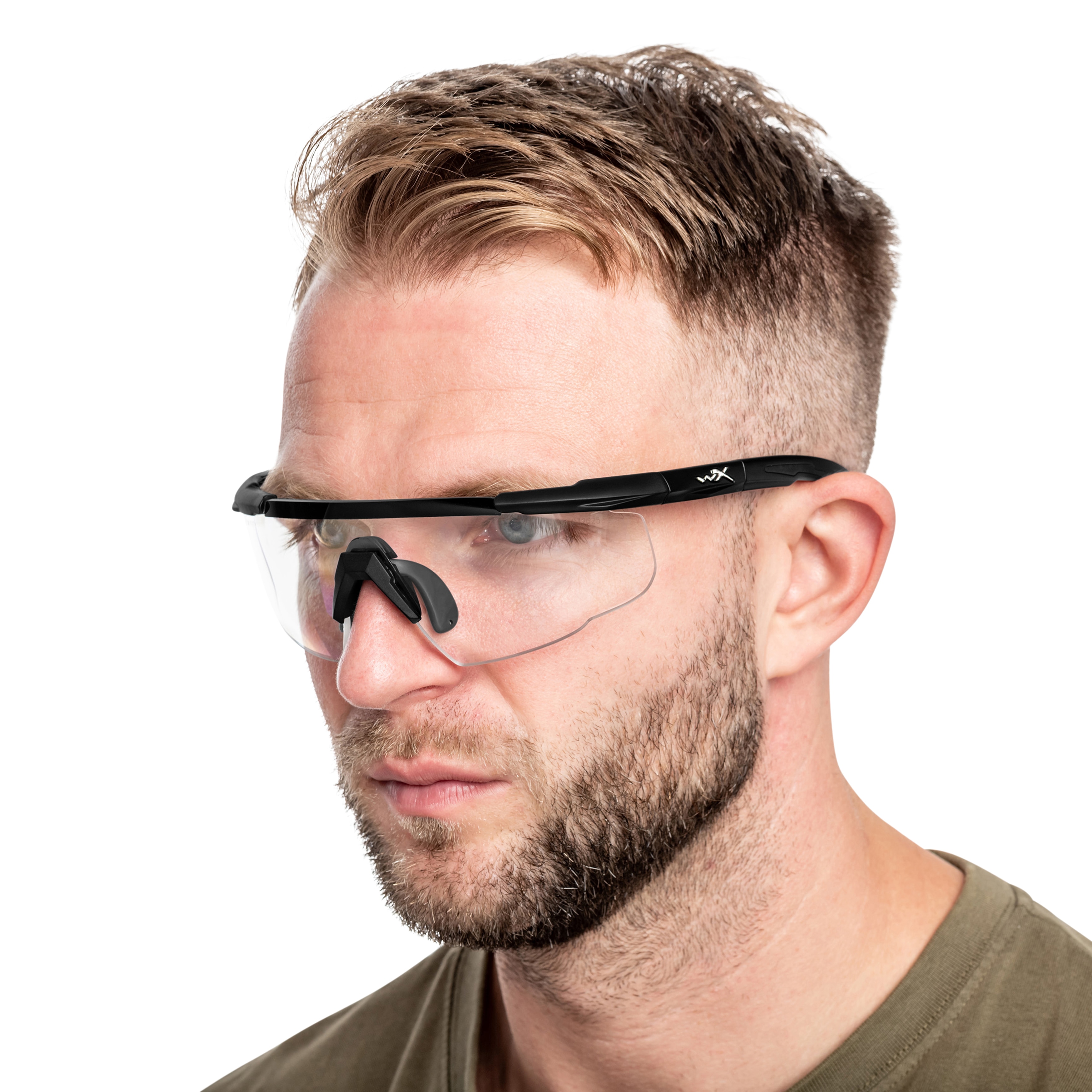 Тактичні окуляри Wiley X Saber Advanced Set 2in1 - Grey/Clear/Matte Black