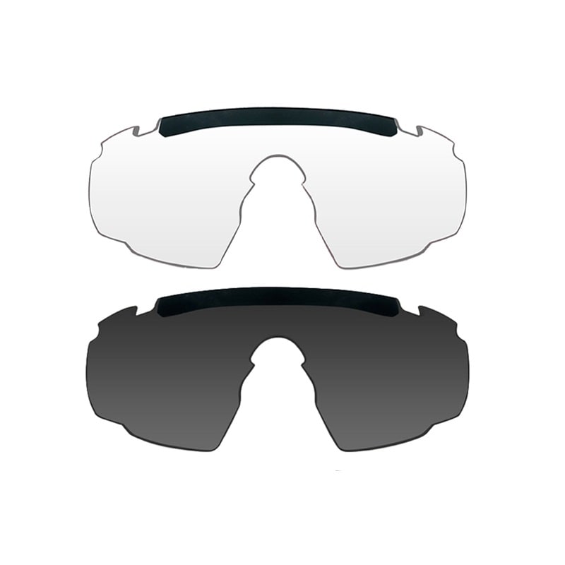 Okulary taktyczne Wiley X Saber Advanced Set 2in1 - Grey/Clear/Matte Black