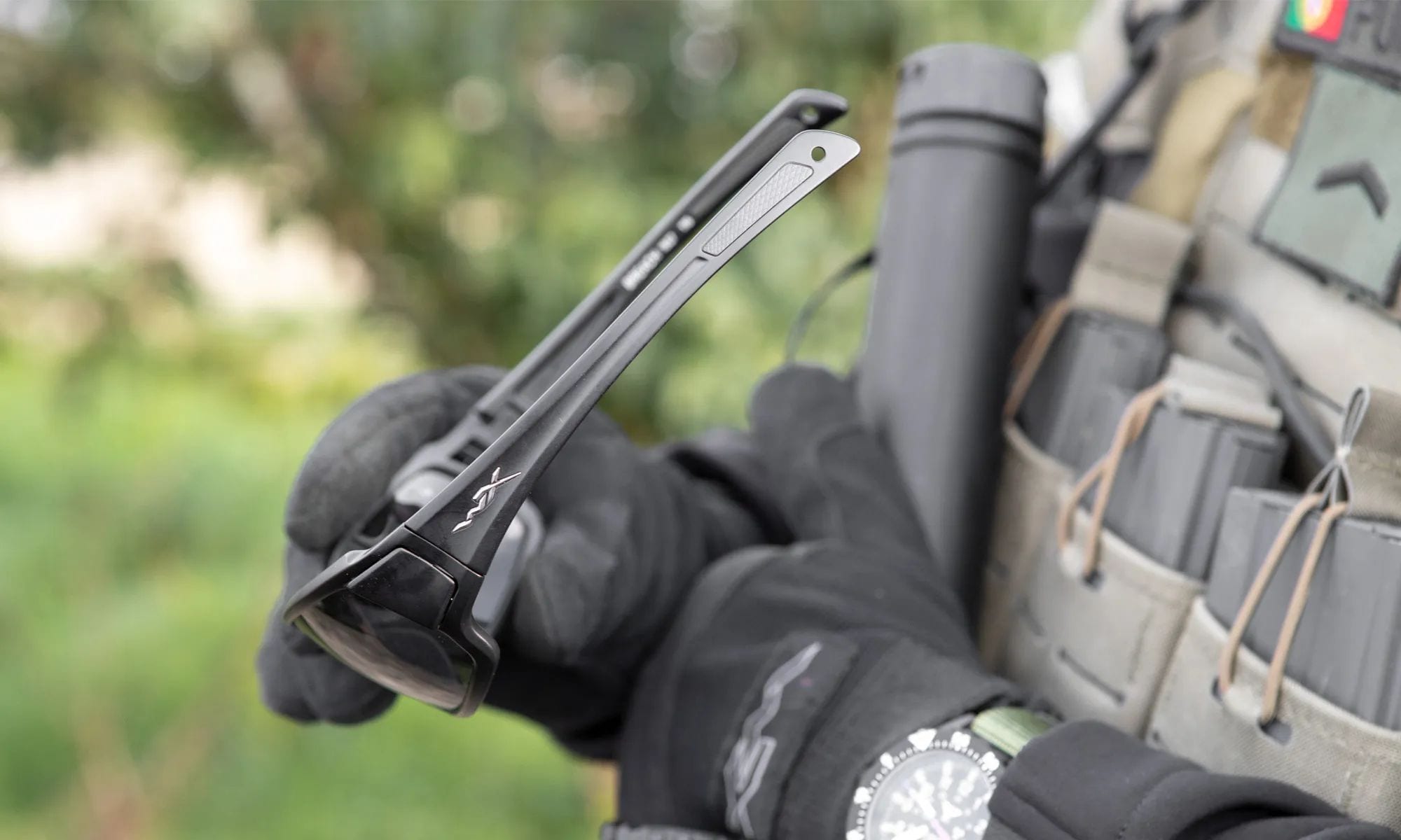 Okulary taktyczne Wiley X Breach - Grey/Matte Black