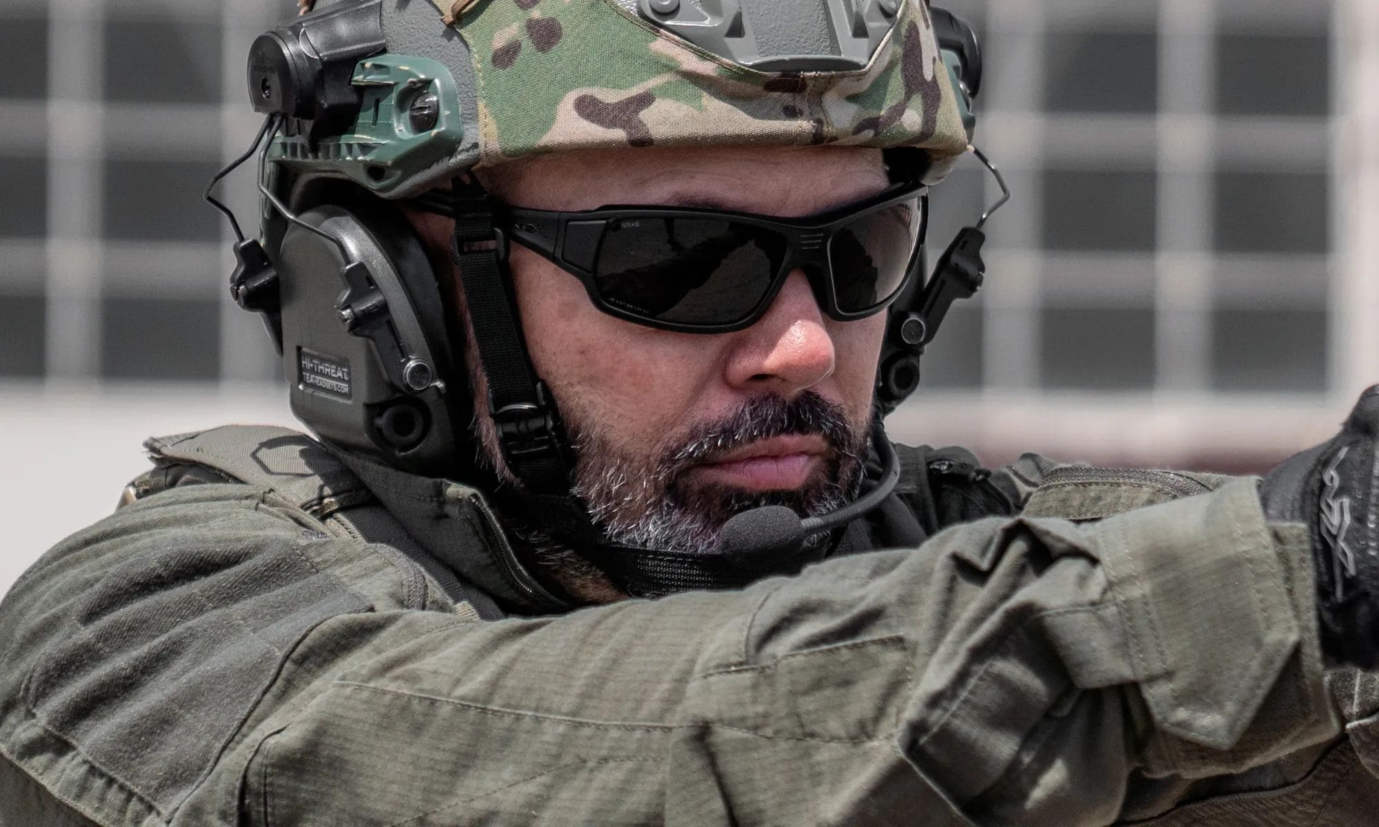 Okulary taktyczne Wiley X Breach - Grey/Matte Black