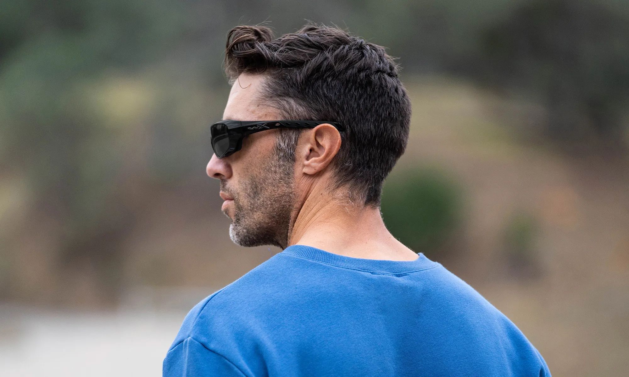 Okulary taktyczne Wiley X Gravity - Captivate Polarized Grey/Matte Black