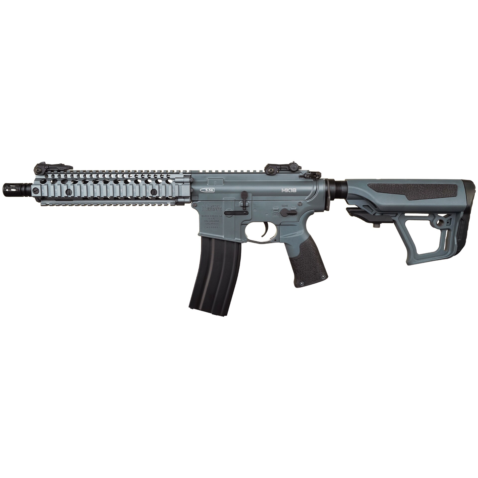 Karabinek szturmowy AEG EBB ICS DD MK18 - Grey