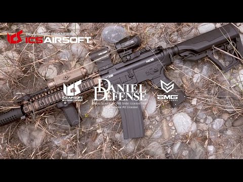 Karabinek szturmowy AEG EBB ICS DD MK18 - Grey