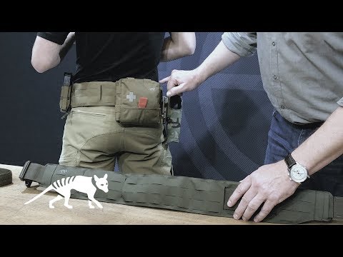 Тактичний ремінь Tasmanian Tiger Warrior Laser Cut Tactical Belt - Olive