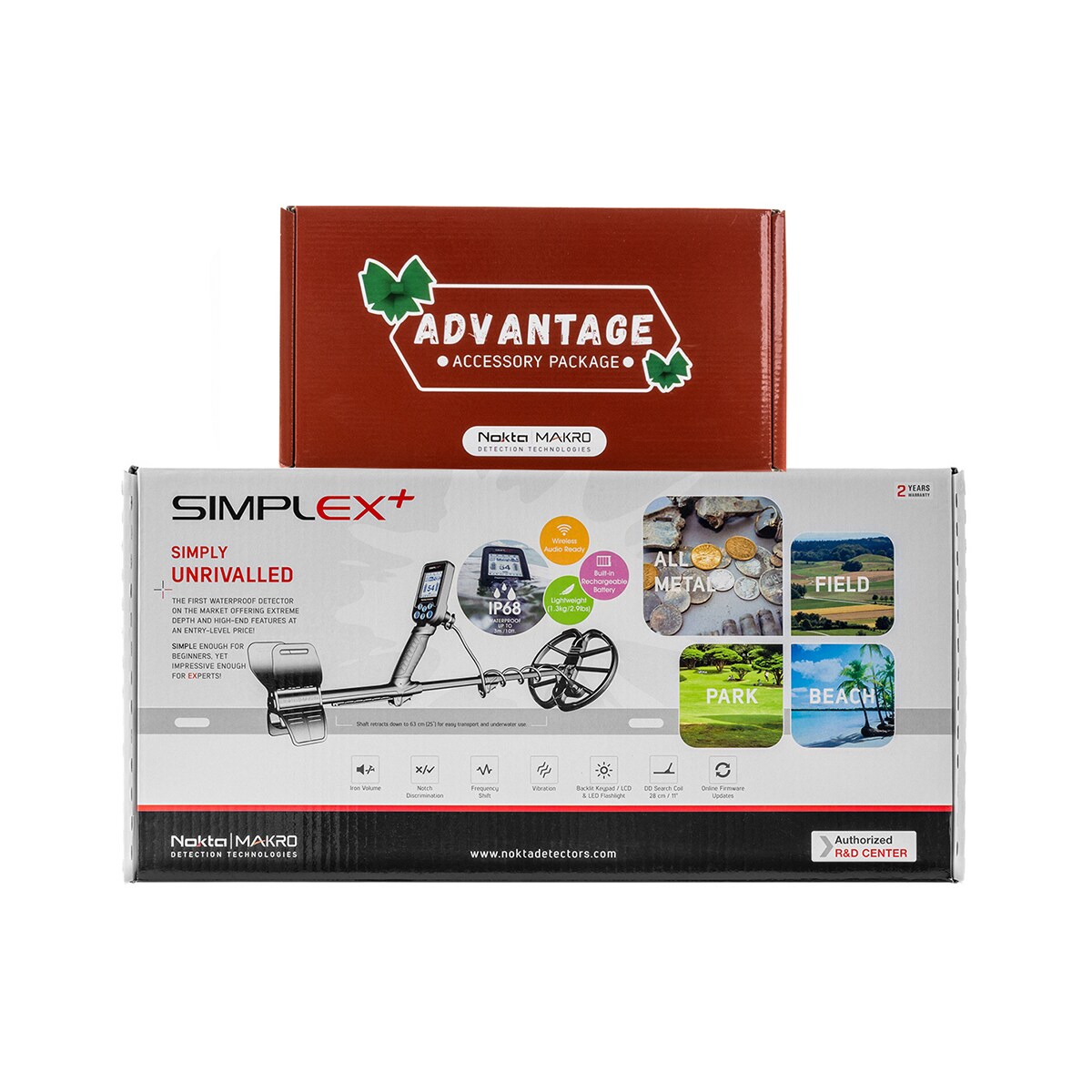 Wykrywacz metali Nokta Makro Simplex+ WHP Advantage Accessory Package