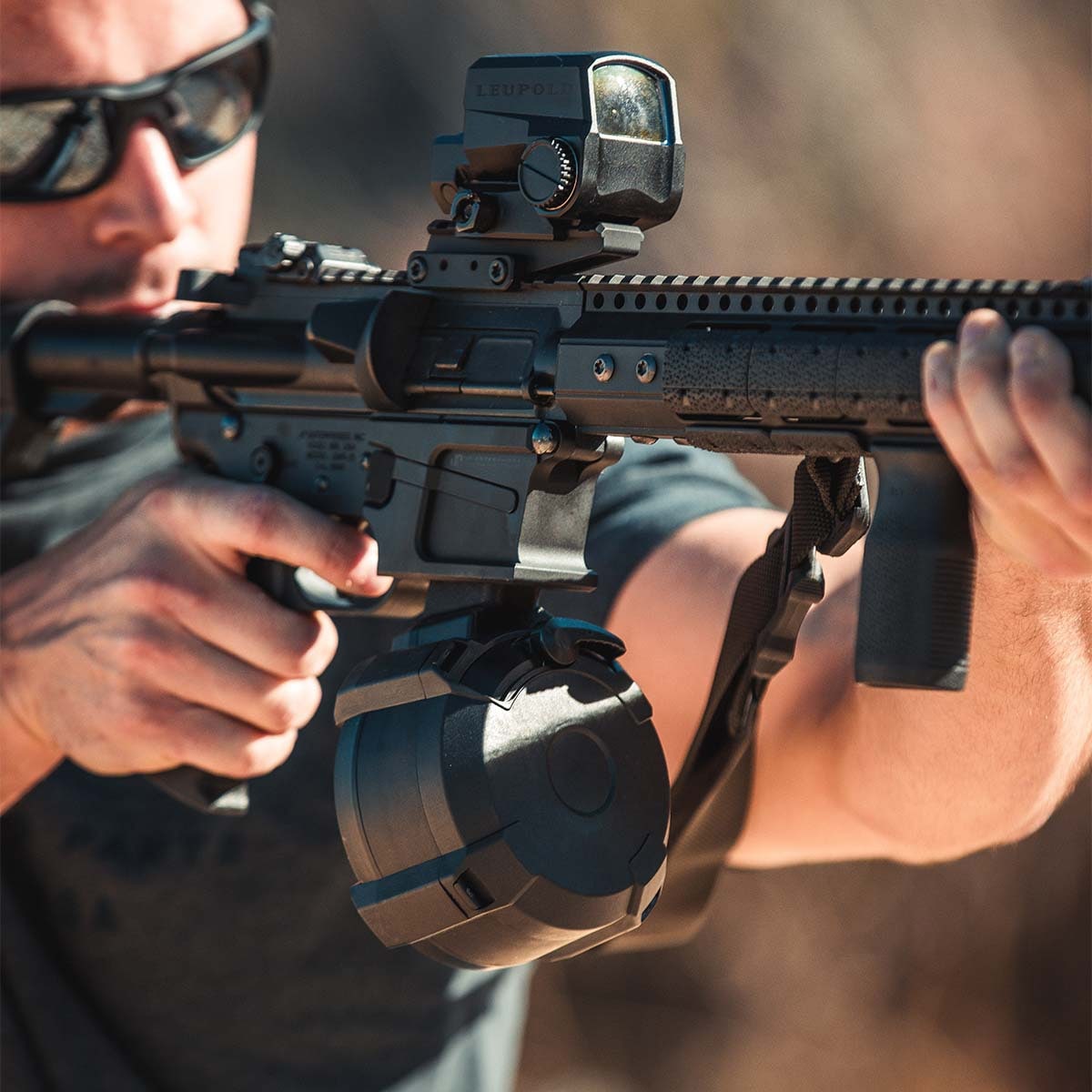 Магазин на 50 патронів Magpul PMAG D-50 GL9 кал. 9 x 19 мм Para для гвинтівок PCC - Black