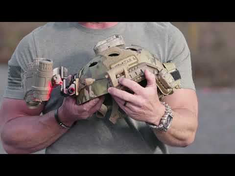 Latarka na hełm Princeton Tec Charge Pro Olive Drab - 55 lumenów