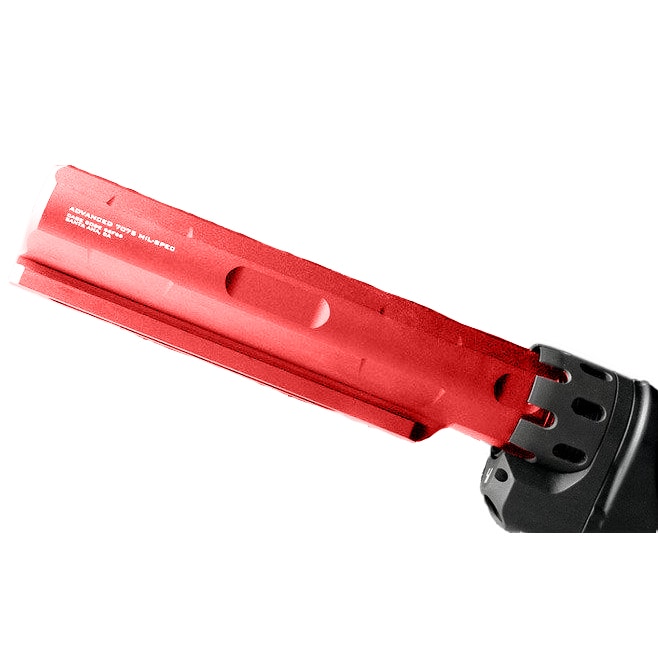 Prowadnica kolby Strike Industries Advanced Receiver Extension do karabinków AR15 - Red