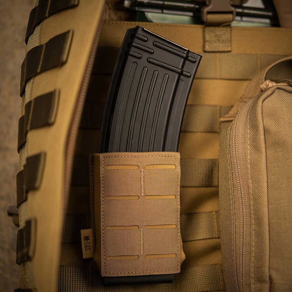 Еластичний підсумок M-Tac Laser Cut на магазин для AR15/AK47 - Coyote