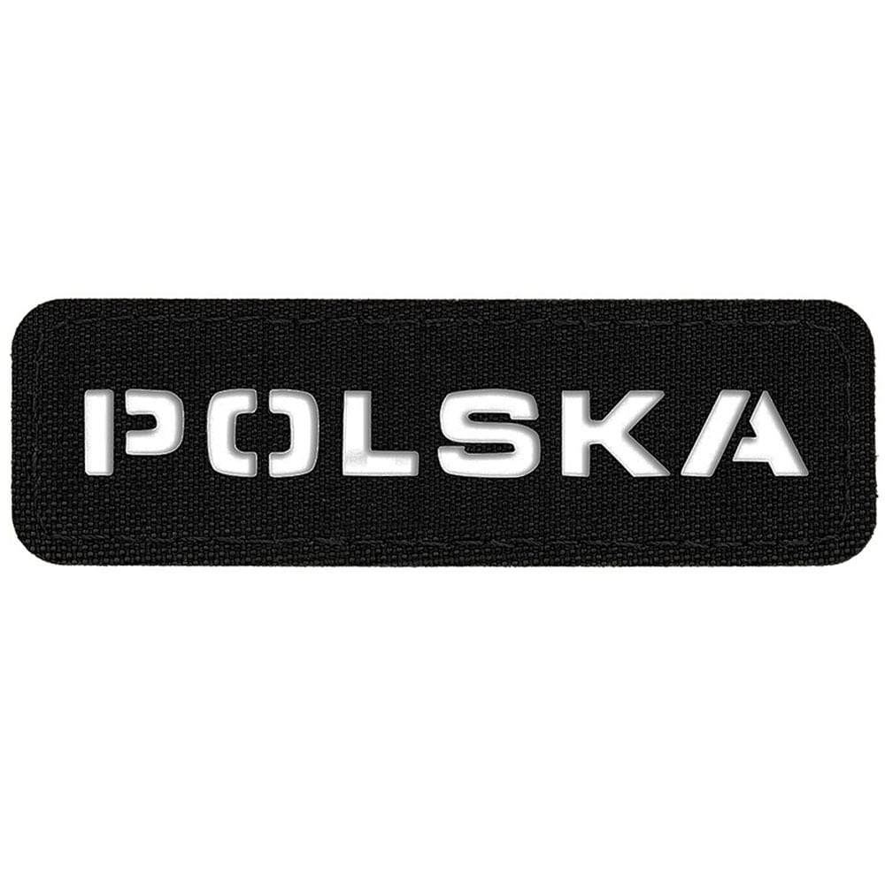 Naszywka ażurowa M-Tac Polska Laser Cut - Black