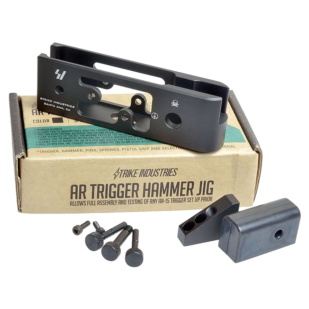 Testowa komora spustowa Strike Industries Trigger Hammer Jig do karabinków AR
