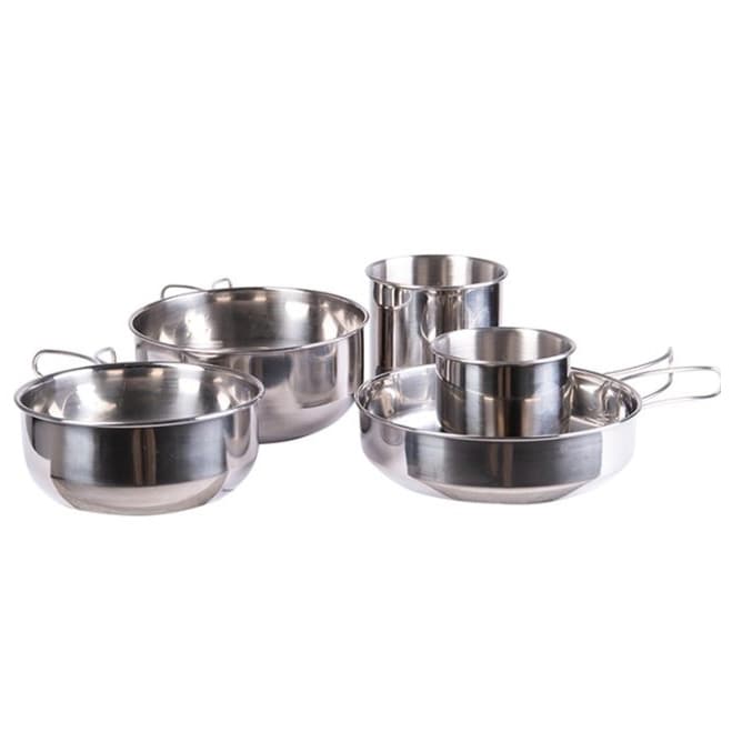 Набір посуду Mil-Tec Stainless Steel Cook Set - 5 елементи