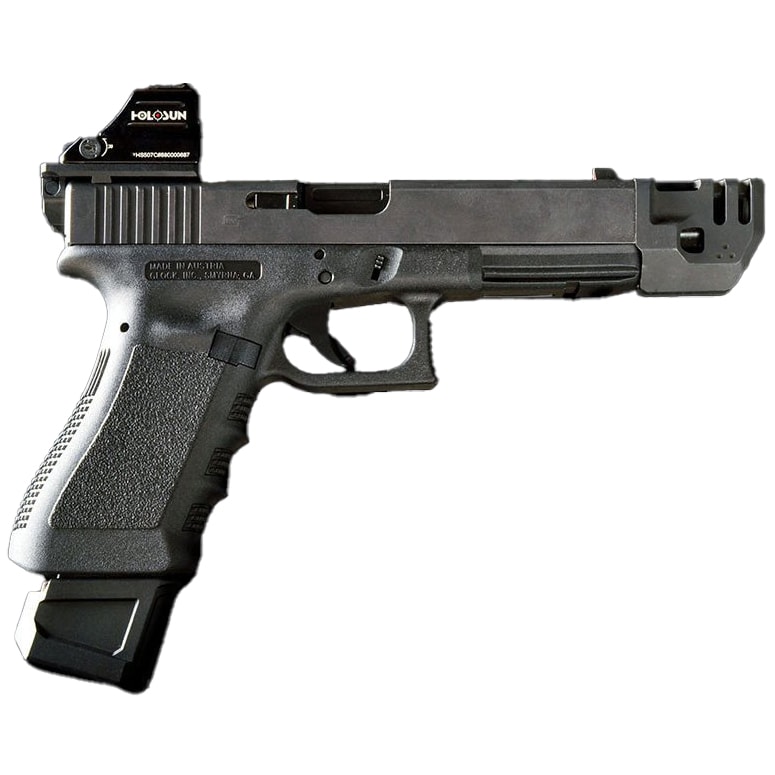 П'ята магазину Strike Industries Enhanced Magazine Plate для пістолетів Glock 17/22 - Black