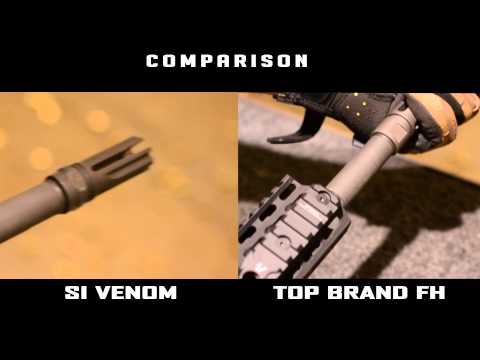 Полум'ягасник Strike Industries Venom Flash Hider для гвинтівок калібру .308/7,62 мм - Black