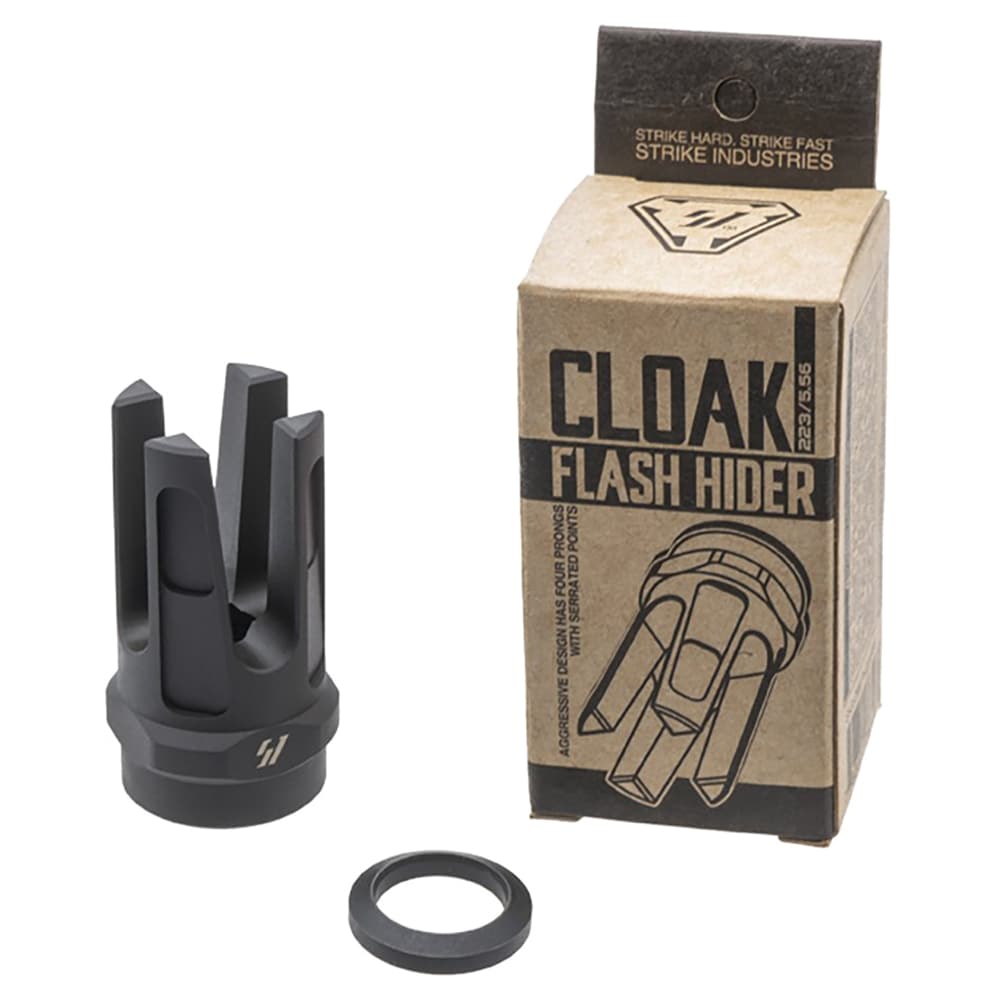 Tłumik płomienia Strike Industries Cloak Flash Hider do karabinków kalibru .223/5,56 mm - Black