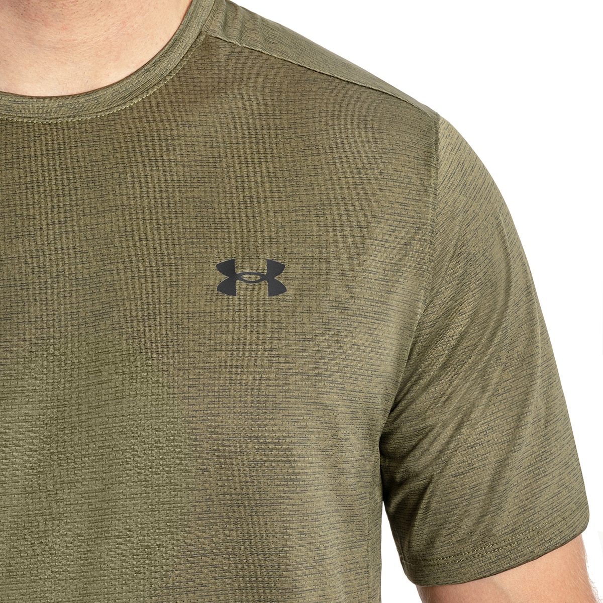 Koszulka termoaktywna Under Armour UA Tech Vent Short Sleeve - Marine OD Green/Black
