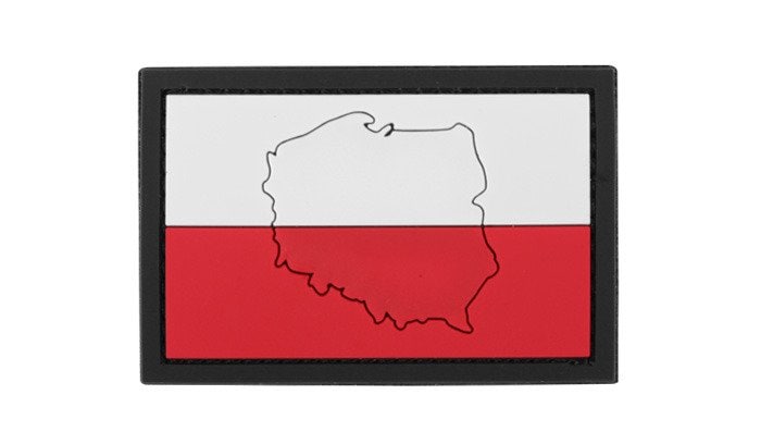 Patch 101 Inc. 3D Прапор Польщі з контуром