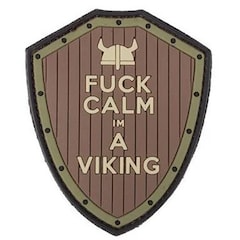 Naszywka 101 Inc. 3D PVC F*ck Calm – Brown/Green
