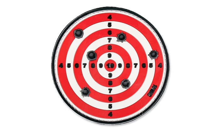 Naszywka 3D 101 Inc. Target - czerwony 