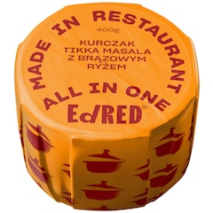 Żywność konserwowana Ed Red - kurczak Tikka Masala z brązowym ryżem 400 g