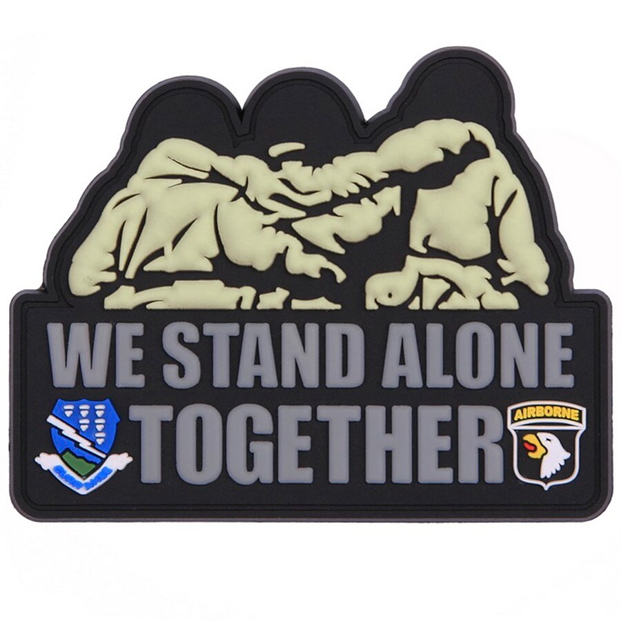 Naszywka 101 Inc. We Stand Alone Together 3D PVC