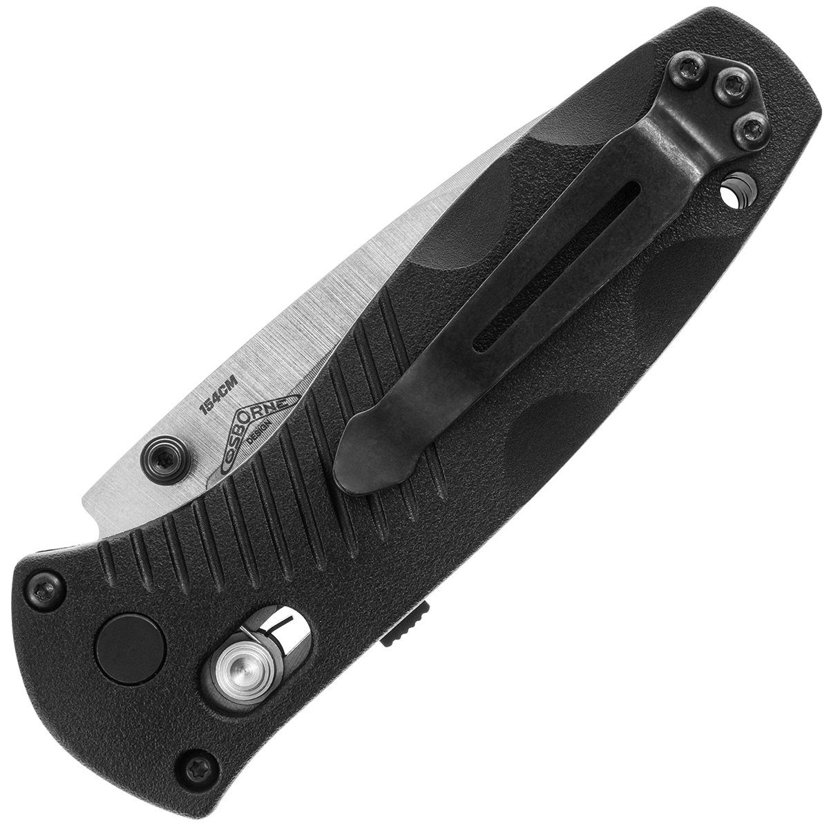 Nóż składany Benchmade Mini Barrage 154CM - Black Valox