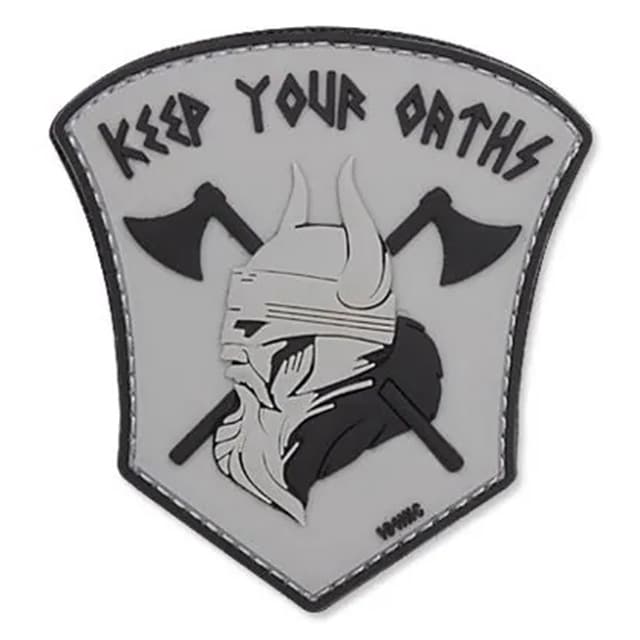 Patch 101 Inc. 3D Keep Your Oaths - Grey