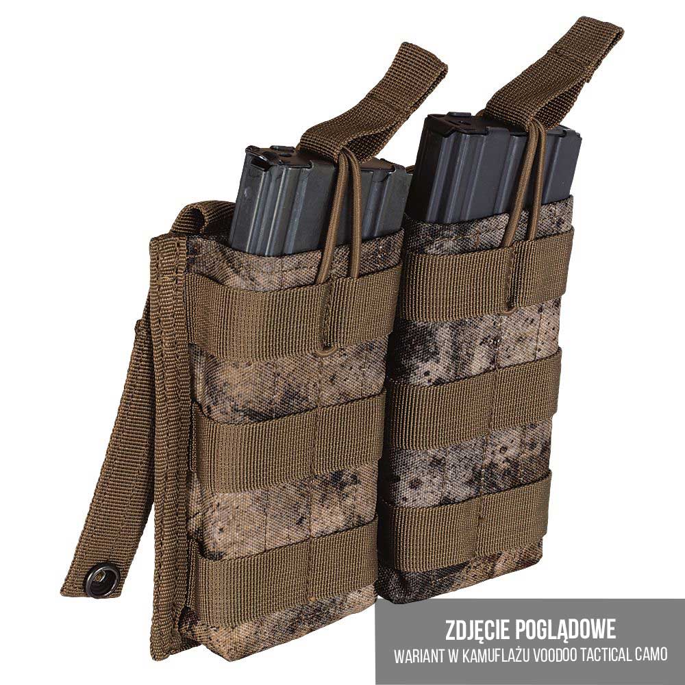 Podwójna ładownica Voodoo Tactical Double Open Top mag pouch na magazynki M4 / M16 - Black