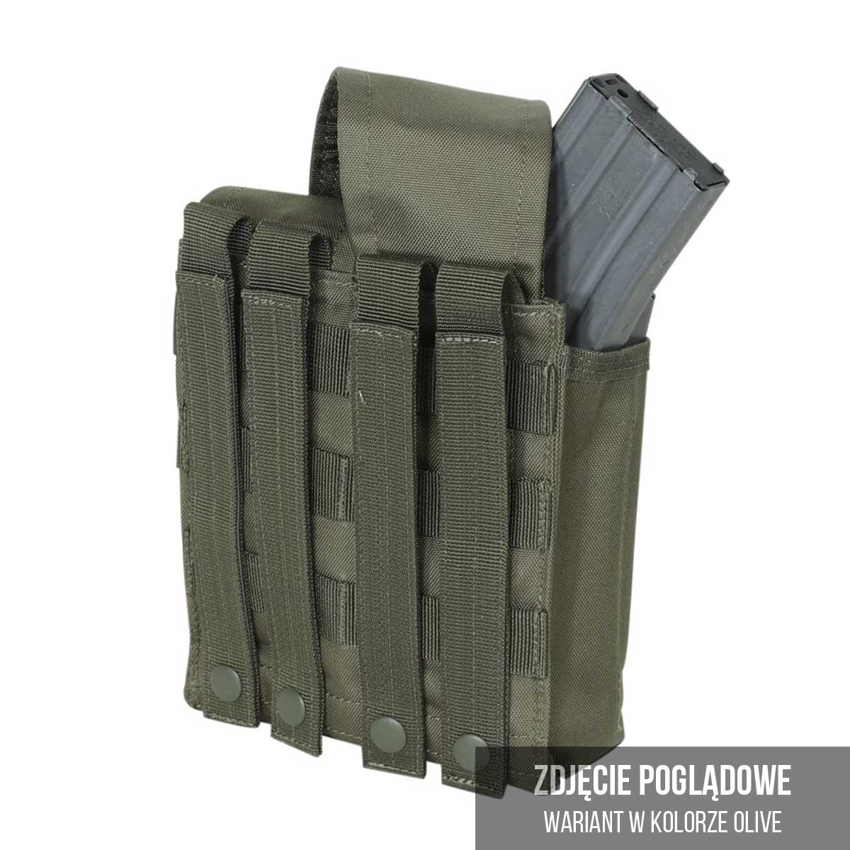 Podwójna ładownica Voodoo Tactical Mag Pouch Double na magazynki M4 / AK47 - MultiCam