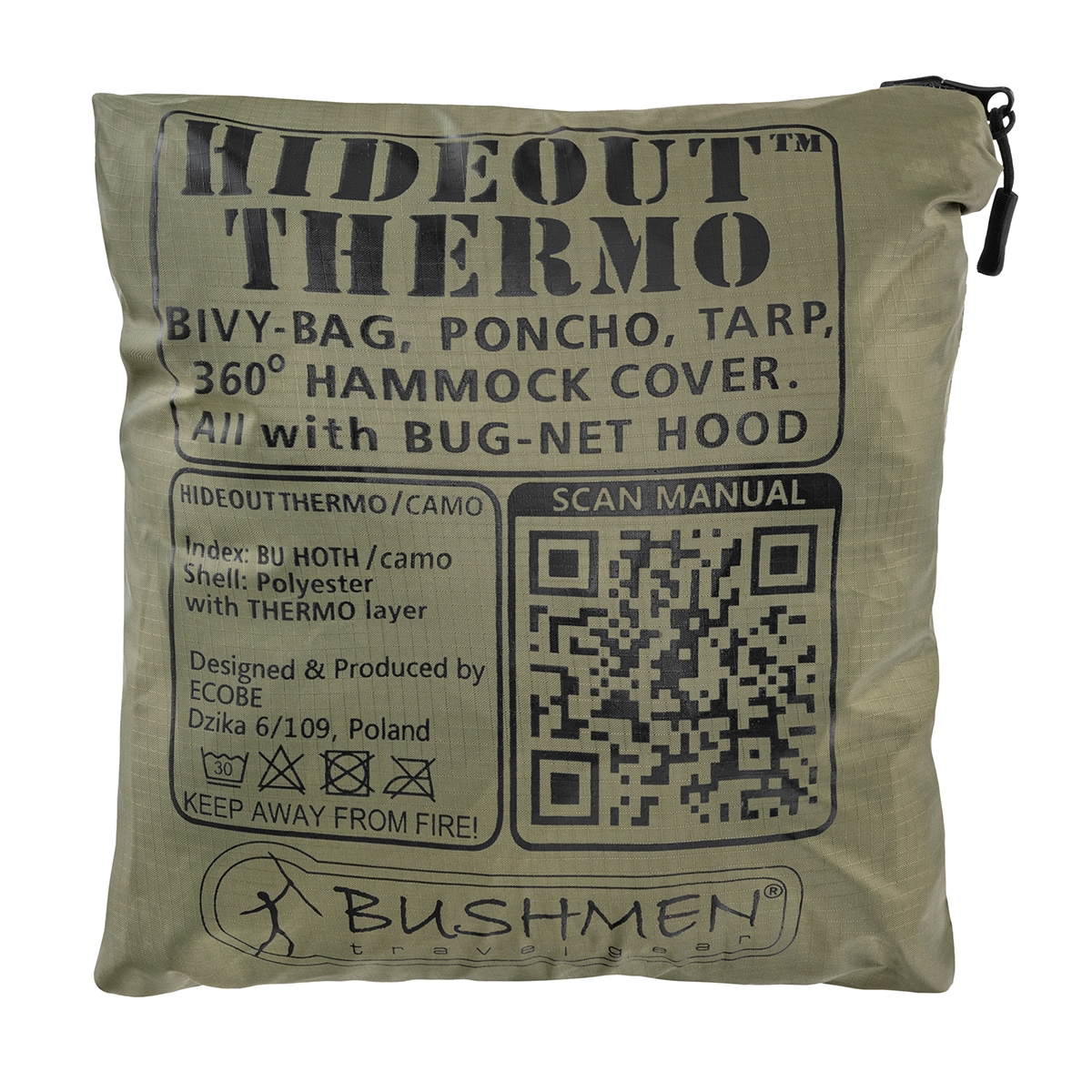 Спальний мішок з термоізоляцією Bushmen Hideout Thermo Bivy Bag - Camo