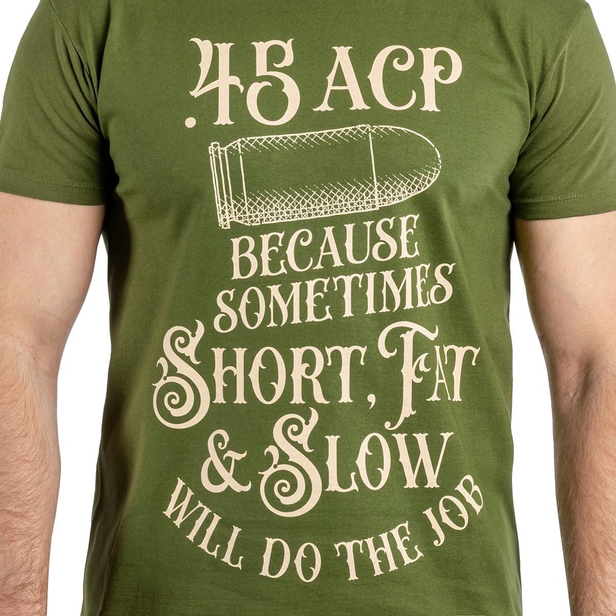 Koszulka T-shirt War Hog .45 ACP - Green
