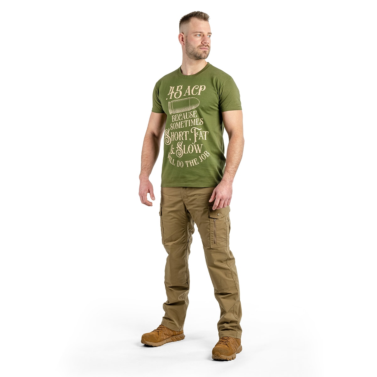 Koszulka T-shirt War Hog .45 ACP - Green