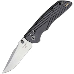 Nóż składany Hogue Deka 3,25" Clip-Point Tumbled Stoned - Black