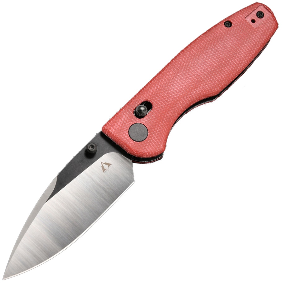 Nóż składany CMB Predator 14C28N - Red/Silver Blade