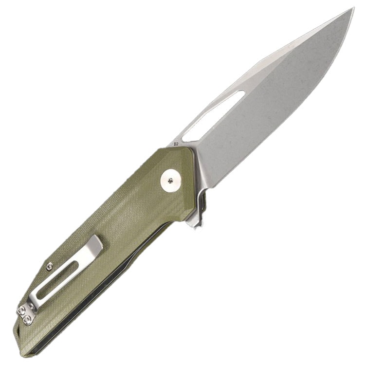Nóż składany CMB Lurker D2 - Green/Matt Blade