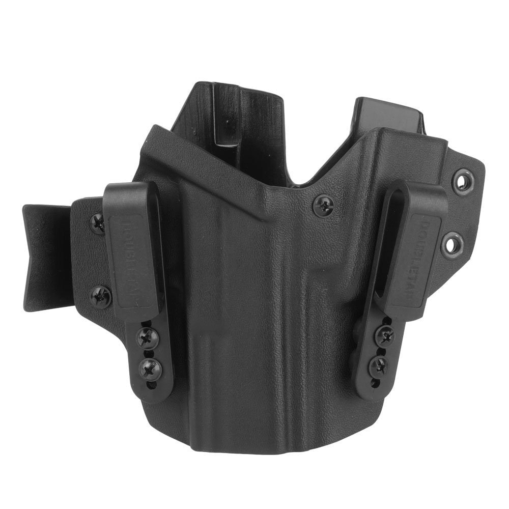 Кобура Doubletap Gear Kydex IWB Appendix Solid з підсумком для пістолетів Glock 17 - Black