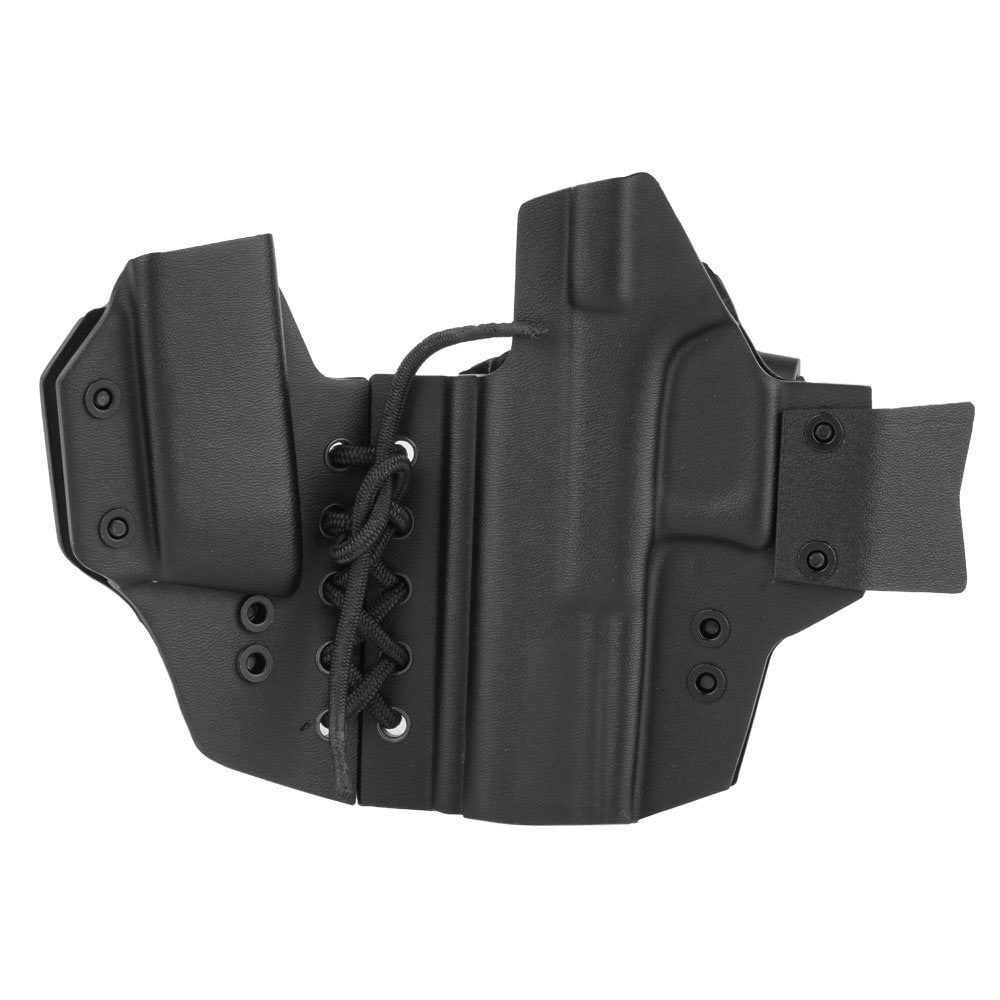Kabura Doubletap Gear Kydex IWB Appendix Elastic z ładownicą do pistoletów Glock 17 - Black