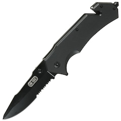 Nóż składany ratowniczy M-Tac Type 3 - Black