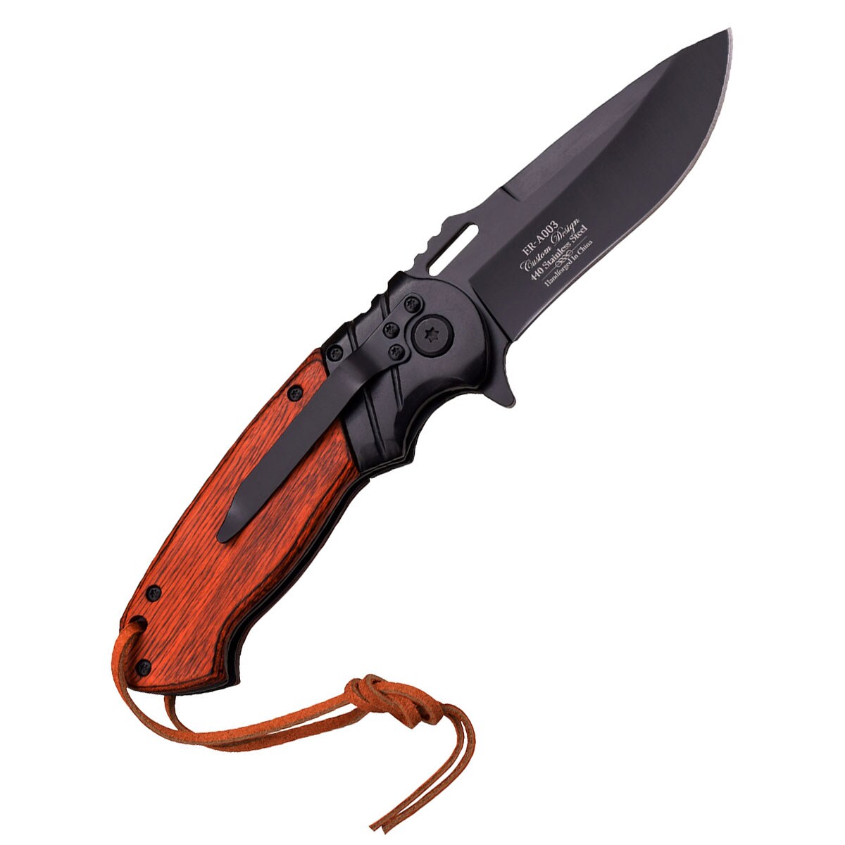 Nóż składany Master Cutlery Elk Ridge ER-A003BW Spring Assisted