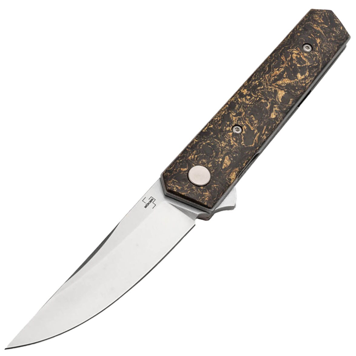 Boker Plus Kwaiken Compact Flipper Folding Knife - Marble Carbon Copper