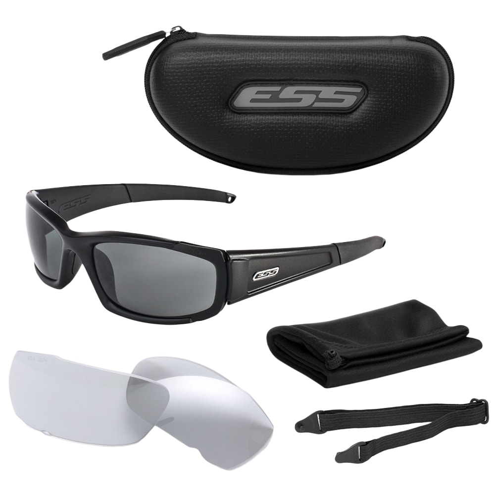 Okulary taktyczne ESS CDI Black 2LS Kit