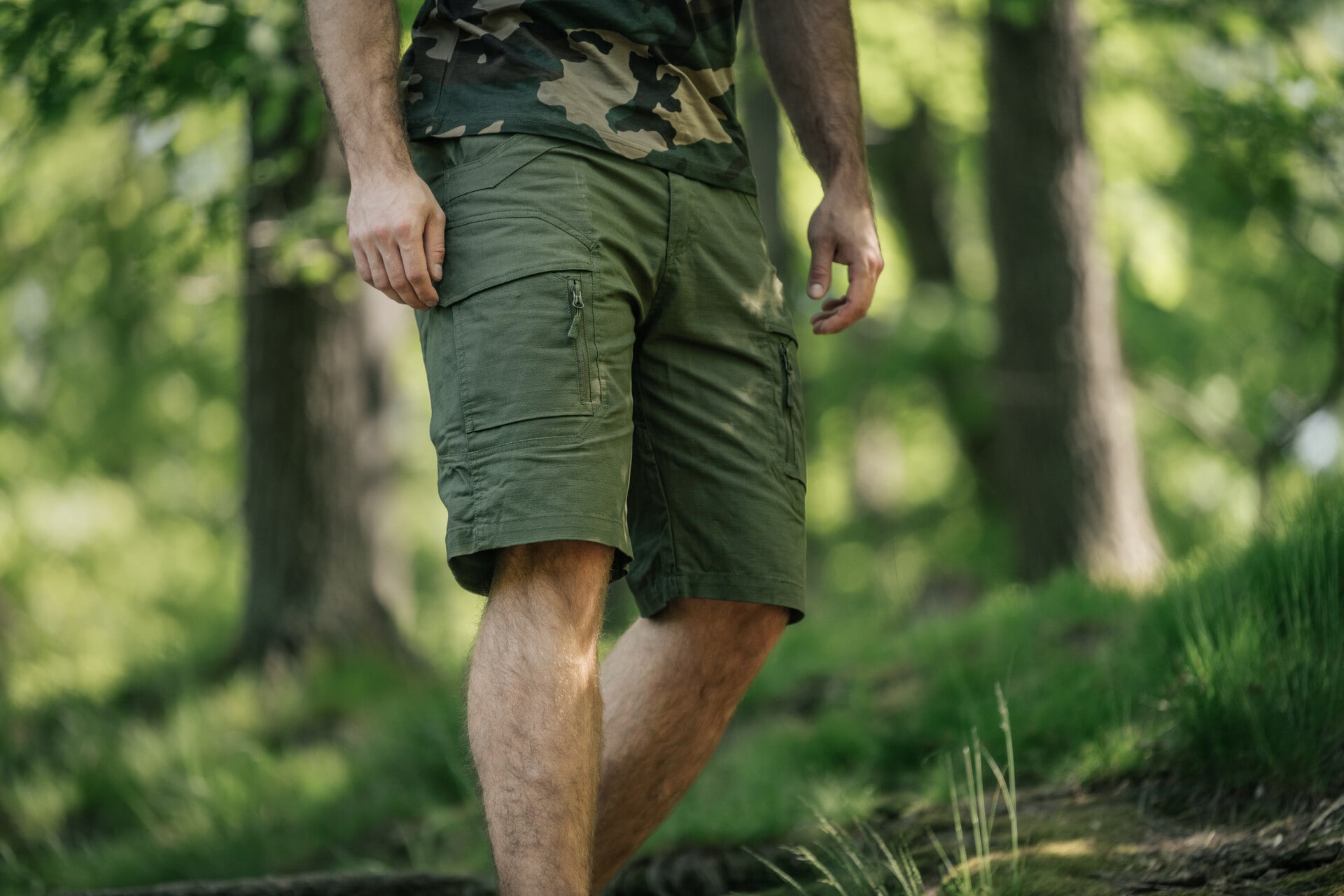 Szorty Mil-Tec Assault Rip-Stop - Olive