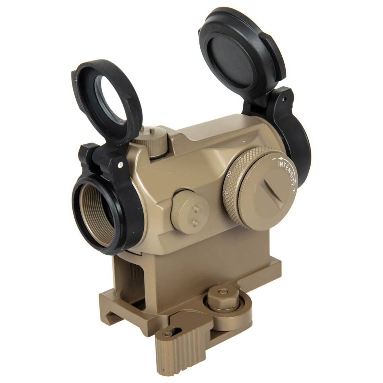 Kolimator JJ Airsoft TR02 na wysokim montażu QD - Tan
