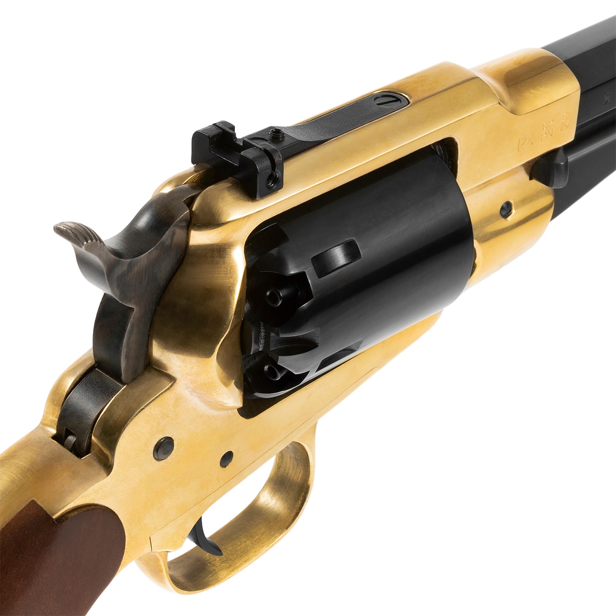Револьвер на чорному поросі Pietta 1858 New Texas Buffalo .44 12