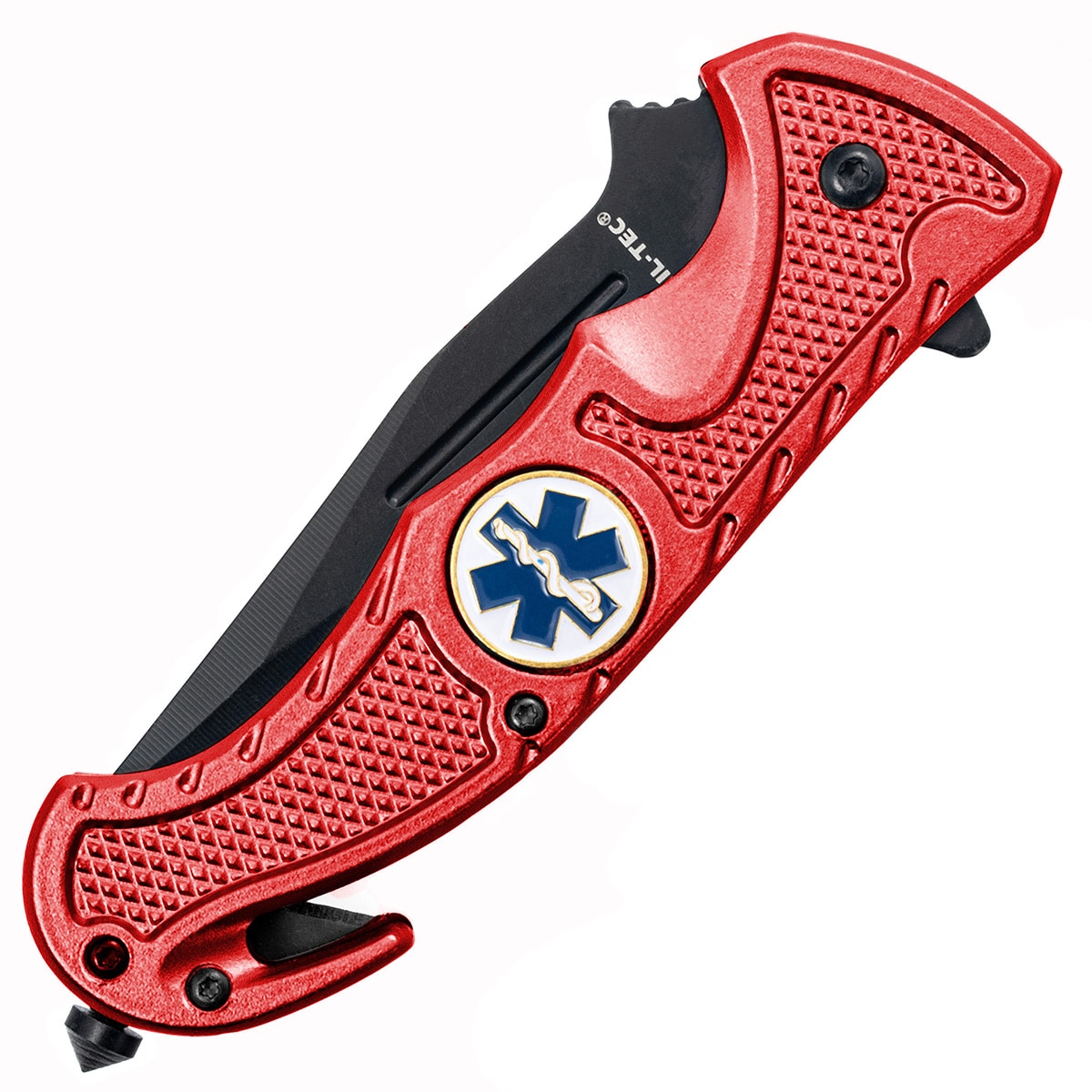 Складаний рятувальний ніж Mil-Tec Rescue Red